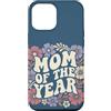 Mom of the Year Floral Gifts Shop II Custodia per iPhone 12 Pro Max Mom of the Year Retro Floral Cute Mother's Day Vintage