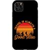 Summer Holiday Gift Custodia per iPhone 11 Pro Max Viaggiare è sempre una buona idea Retro Montagna Tramonto