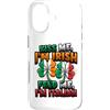 Dual Heritage Shamrock Clover Designs Custodia per iPhone 17 Metà Irlandese Metà Italiano Irlandese Italiano