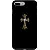 LUKE GALLERY Custodia per iPhone 7 Plus/8 Plus The Diamonds Monogram Gold Cross