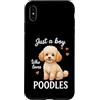 Funny Poodle Lover Gifts Accessories & S Custodia per iPhone XS Max Solo un ragazzo che ama i barboncini
