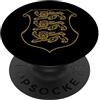 Camicie Estonia & Co. Bandiera dello stemma dell'Estonia PopSockets PopGrip Adesivo