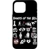 Vintage Rock & Roll Music Rock Concert M Custodia per iPhone 16 Pro Max Bande Degli 80 Rock Music Lover Rock And Roll Fan Punk