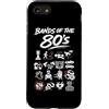 Vintage Rock & Roll Music Rock Concert M Custodia per iPhone SE (2020) / 7/8 Bande Degli 80 Rock Music Lover Rock And Roll Fan Punk