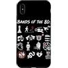 Vintage Rock & Roll Music Rock Concert M Custodia per iPhone XS Max Bande Degli 80 Rock Music Lover Rock And Roll Fan Punk