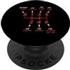 Save The Manual Car Enthusiast Designs Trasmissione manuale Tre Pedali Stick Shift Car PopSockets PopGrip Adesivo