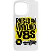 Raised On Vinyl And V8s Custodia per iPhone 14 Pro Max Rialzato su vinile e V8s Retro Vintage Music And Cars