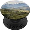 Mountain Scene Studio Rolling Green Hills Catena montuosa Valle panoramica PopSockets PopGrip Adesivo