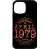 Jahrgang 1979 Geboren Limited für Damen Custodia per iPhone 13 Pro Max Compleanno April1979 Limited Edition Grunge Vintage Birthday