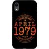 Jahrgang 1979 Geboren Limited für Damen Custodia per iPhone XR Compleanno April1979 Limited Edition Grunge Vintage Birthday