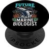Scienziato Oceanografo Biologia Marina O Future Marine Biologist Bambino ragazzo PopSockets PopGrip Adesivo