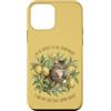 Wild Lemon Society Custodia per iPhone 12 mini Divertente gatto limone gioco di parole Tabby Citrus Humor
