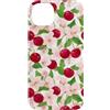 Your Diabs Red Cherry Gifts Custodia per iPhone 14 Plus Frutta Cherry Modello Carino Fiori Di Ciliegio Dolci