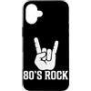 Vintage Rock & Roll Music Rock Concert M Custodia per iPhone 16 Plus Rock N Roll vintage anni '80 Rock Band Rock Music Chitarrista Punk