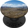 Mountain Scene Studio Rolling Green Hills Catena montuosa Valle panoramica PopSockets PopGrip Adesivo