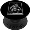 Demonique Tees and Ars Goetia Demon Gift Eurynome Sussurri della Notte PopSockets PopGrip Adesivo