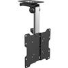 Puremounts Pm-Slope-37 - Sostegno Tv/LCD da Soffitto Vesa 200 X 200, Nero