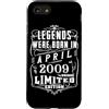Jahrgang 2009 Geboren Limited für Damen Custodia per iPhone SE (2020) / 7/8 Compleanno Aprile 2009 Limited Edition Vintage Birthday
