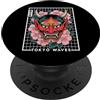 Japanese Aesthetic by Tokyo Waves Yokai Oni Face Devil - Maschera per tatuaggi giapponesi PopSockets PopGrip Adesivo