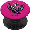 NOLA Feathers Co. Cappello da giullare in pellicano Mardi Gras Louisiana New Orleans PopSockets PopGrip Adesivo