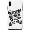 Raised On Vinyl And V8s Custodia per iPhone XS Max Rialzato su vinile e V8s Retro Vintage Music And Cars
