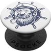 Regali Per La Navigazione A Vela Per Yac Capitano Volante Marinaio Barcaiolo PopSockets PopGrip Adesivo