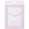 Depesche 13895.1 Collana con lettera A e cuore, argentata, regolabile in lunghezza (42 cm + 5 cm), regalo o piccola attenzione