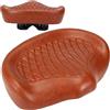 Ysislybin Sella per Bicicletta, Comoda Sella MTB Ergonomica Per Uomo e Donna Posti a Sedere Impermeabile e Ammortizzante per Bici da Città Mountain Bike Cyclette Ed E-Bike (Marrone/Nera) (Marrone)