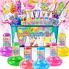 YOPINSAND Kit Slime Fai da Te per Bambine, Glimmer Crunchy, Kit Slime Galaxy Confetti per Bambine, Slime Burro, Schiuma, Nuvola con Aggiunte, Palline di Schiuma, Charm, Regali per Feste per Bambini 3-12 anni