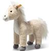 Steiff Peluche Cavallo Gola, dolce animale di stoffa con occhi in plastica per bambini e bambine, Friends, pupazzo di 27 cm, beige, 074318