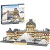 CSNRHG Paris Louvre Museum - Set di mattoncini da costruzione, per bambini, adulti, 3377 pezzi