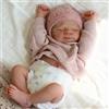 Hengluck bambole reborn femmina silicone toddler vere bambola maschio 19inch che sembrano originali neonato occhi chiusi