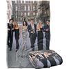 LOGOVISION Friends Fancy Walk Coperta super morbida al tatto setoso - 91 x 147 cm