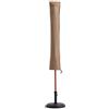 Lumaland Telo di protezione in tela impermeabile per mobili da giardino, copertura per ombrelloni in tela 23, 5/52 (Larghezza) x 136 (Lunghezza) cm Oxford 600D Beige