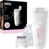 BRAUN SE5041 EPILATORE SILKEPIL BIANCO/ROSA