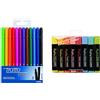 Tratto Pen Busta 12 Pezzi, 807700 & Video Pastel Evidenziatori Pastel, Multicolore, 8 Pezzi