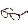 Saint Laurent SL 813 003 | Occhiali da Vista Graduati | Prova Online | Plastica | Quadrati | Marrone, Havana | Adrialenti