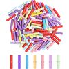 Orenge 100 Pezzi Messaggio Desiderio Rotoli di Carta Rotoli di Carta per Auguri Fortunati Mini Carta per Messaggi di Auguri di San Valentino per Bottiglie di Auguri Decorazioni Regalo Colore Casuale