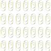 Daleweo 150 pcs Graffette In Metallo Oro, Forma Di Cuore Piccole Graffette, Raccoglitori per Libri, Documenti, Foto, Cartoline, Poster, Oro