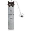 Daleweo Segnalibro Gatto In Metallo - Charm Con Gatto, Originale Accessorio Per Libri, Regalo Per Amanti Dei Felini. Segnalibro In Acciaio Inossidabile