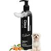 DR LUCY PRO White Shampoo sbiancante per cani per pelliccia bianca, intensifica il colore, rimuove il giallo, nutriente e lucido, 250 ml