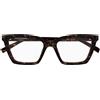 Saint Laurent Occhiali da Vista SL 912 002 Marrone/Trasparente Donna 53/17/145