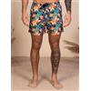 Amirante Antica Sartoria Napoletana Costume Uomo Fantasia Tropicale Multicolor con Laccio