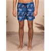 Amirante Antica Sartoria Napoletana Costume Uomo Fantasia Tropicale Blu con Laccio