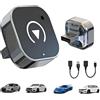 Buithafu CarPlay Wireless Adapter Upgrade da Wired CarPlay a Wireless, Mini USB Design per auto con Wired CarPlay, Plug and Play, Connessione rapida e stabile per CarPlay con Phones