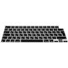 kwmobile Protezione Tastiera Russa Compatibile con Apple MacBook Air 15 M3 2024 A3114 - Cover Tastiera Russo QWERTY - Copertina Silicone Nero