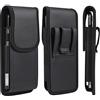 MDJYMYZ Porta Cellulare da Cintura, Fondina da Cintura per Smartphone Uomo, 6.9 Verticale Marsupio Fondina Telefono Custodia Clip Portatelefono da Cinta Borsello da Viaggio per iPhone 17 16 Pro Max 15 Plus