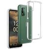 REY Pack 3X Cover in Gel TPU Trasparente per Nokia XR21 5G, Ultra Sottile 0,33 mm, Morbido Flessibile, Custodia Silicone