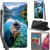 Haninsuze Cover per Samsung Galaxy S20 FE, barca | Pelle PU Portafoglio, Porta Carte, Magnetica, Libro, Antiurto Custodia