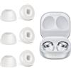 BORLTER CLAMP Punte di ricambio per le orecchie, punte per auricolari in schiuma di memoria con riduzione del rumore per Samsung Galaxy Buds Pro, cuscinetti per le orecchie 3 paia, grigio L